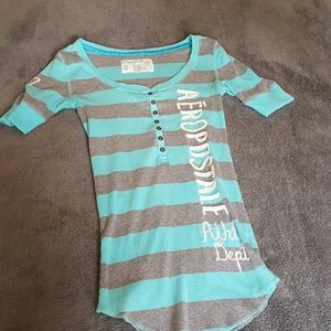 Aeropostale Short sleeved Henley