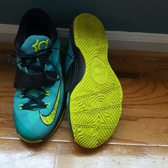 Classic KD #7 Aqua blue and lime - Picture 3 of 4
