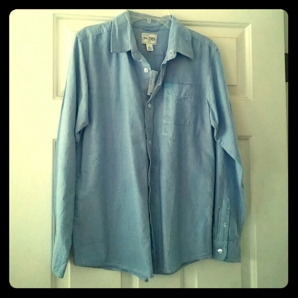 NWT boy's light blue uniform shirt.