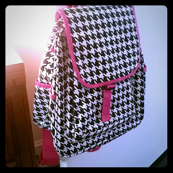 Houndstooth bookbag