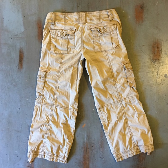 hollister brown cargo pants