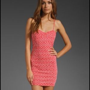 Free People twist and shout bodycon dress