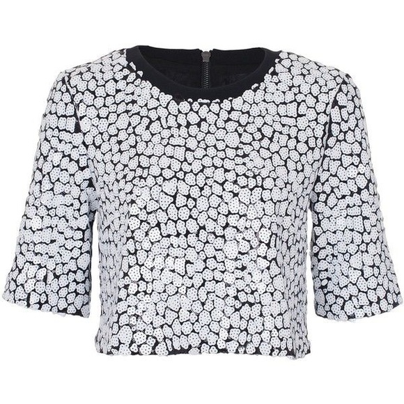 french connection sequin top