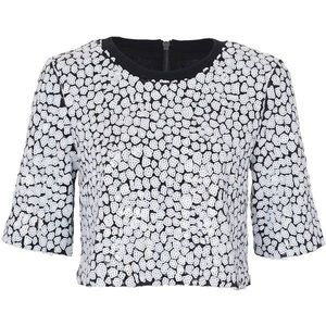 ⚫️⚪️Flint Sequin B&W crop top⚪️⚫️