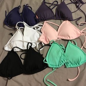 Victoria's Secret triangle bikini tops