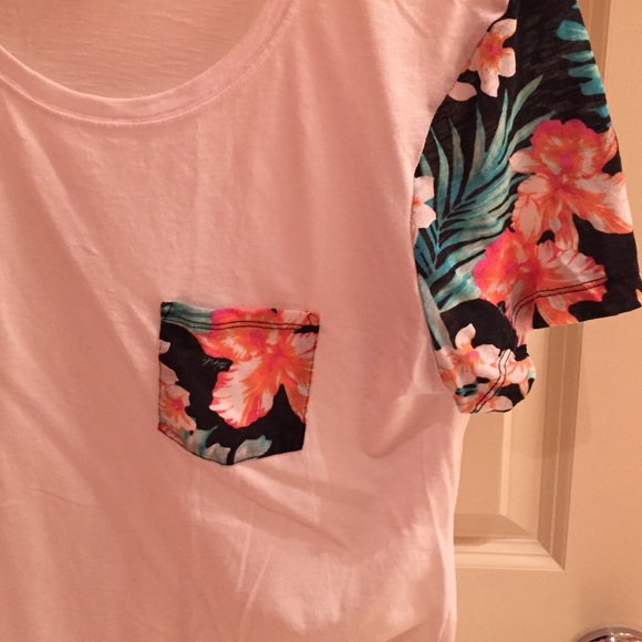PINK white shirt