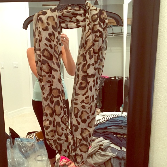 Cheetah scarf