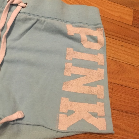 VS PINK blue shorts