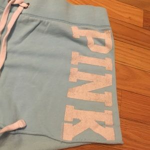 VS PINK blue shorts