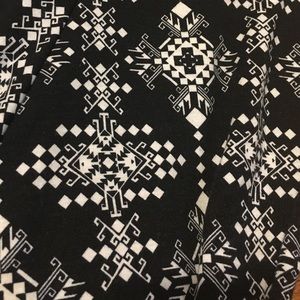 LuLaRoe Black Tribal Maxi