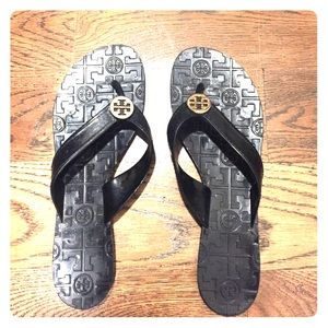 Tory Burch rubber sandals.