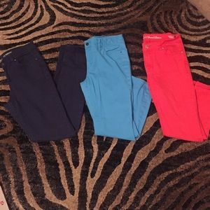 Colored jeans/capris