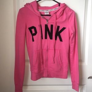 Victoria Secret PINK zip up sweat shirt