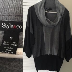 GUC Style & Co. cow-neck shirt