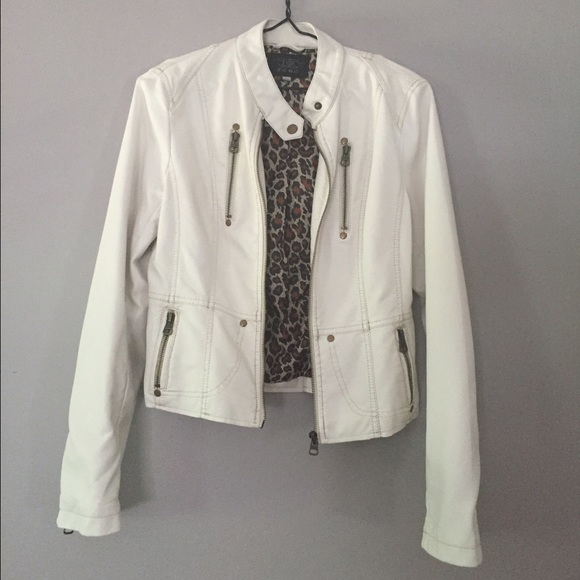 White Leather Jacket