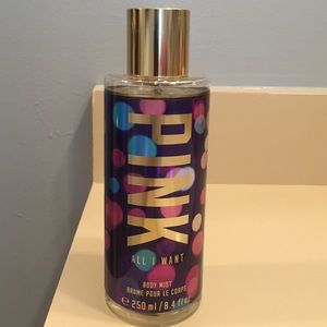 Pink all I want body mist
