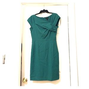 Green J. Crew Shift Dress