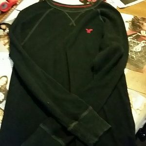 Navy and red American Eagle thermal.