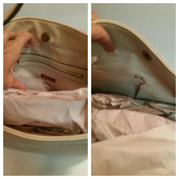 Merona ivory fringe hand bag,  new - Picture 4 of 4