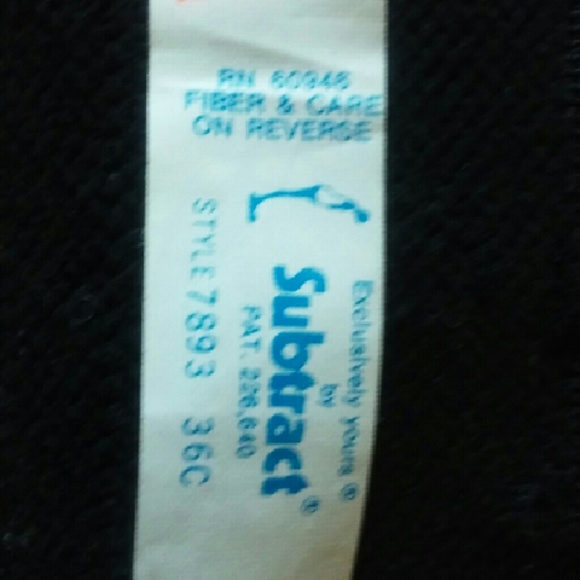 !SOLD ON Ⓜ! Subtract size 36C black lace Bra - Picture 3 of 3