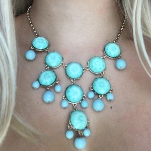 Turquoise statement necklace