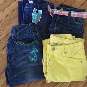Girls shorts and jeans