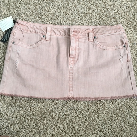Pink jean mini skirt - Picture 1 of 1