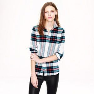 ISO J Crew Rock Salt Plaid