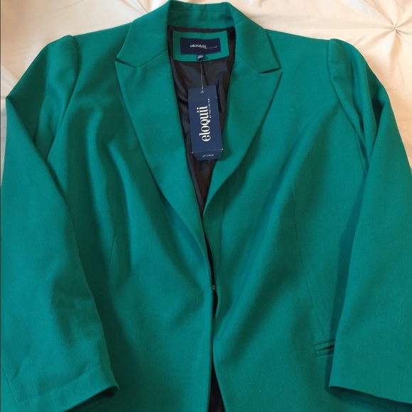 NWT 14W Eloquii green blazer🌷🌷🌷
