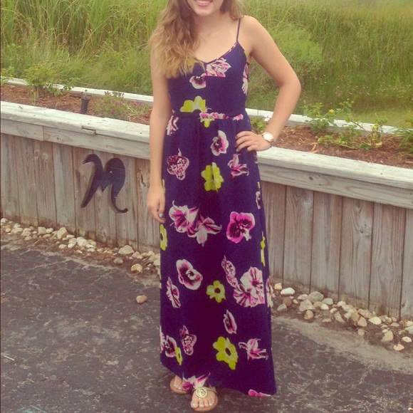 J. Crew Floral Maxi Dress
