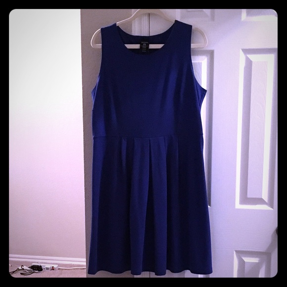 Royal Blue sleeveless dress