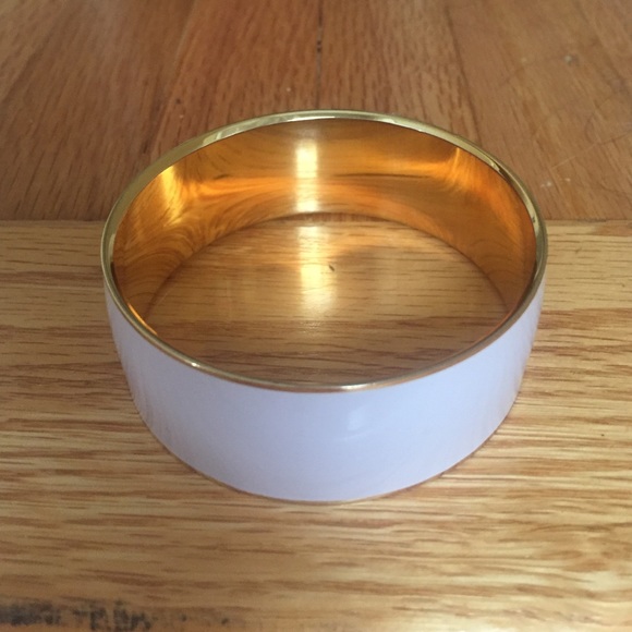 J. Crew wide enamel bangle. Mint condition.