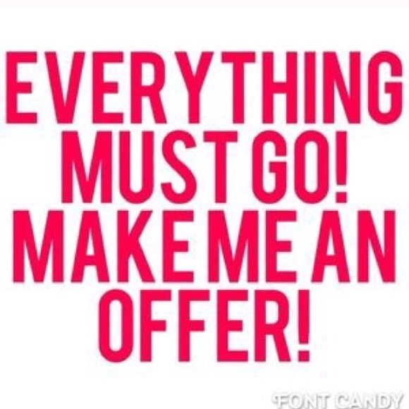 Will accept reasonable offers!