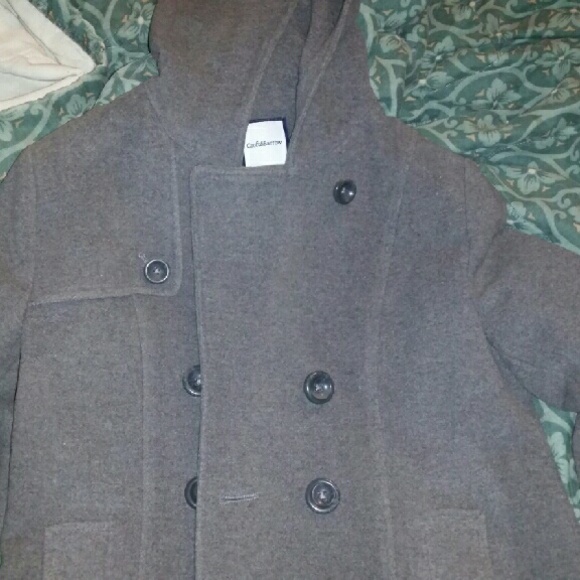 Womens Croft & Barrow hooded pea coat