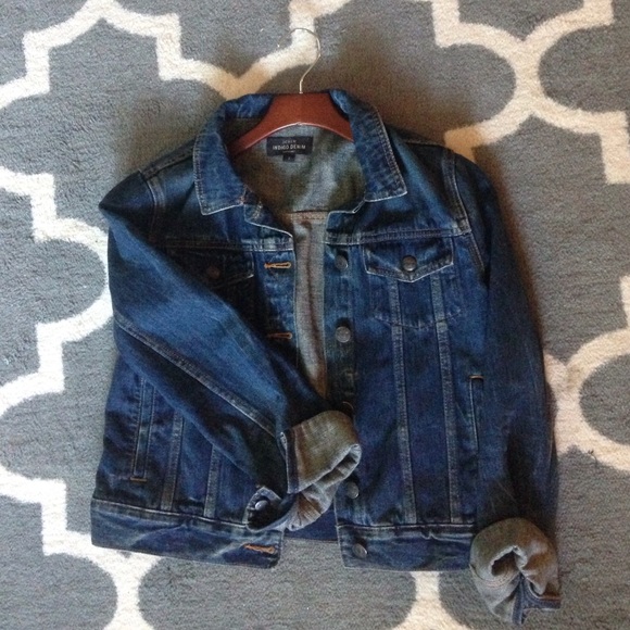 Jcrew indigo denim jacket sz small