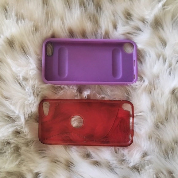 2 iPod 5 Cases!! Pink & Purple - Picture 2 of 3