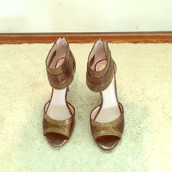 Vince Caputo Zipper High Heels