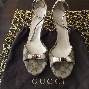 Authentic Gucci Bamboo Sandals size 8.5