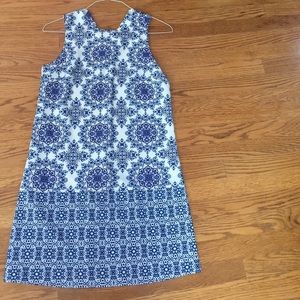 Blue print dress READ DESCRIPTION
