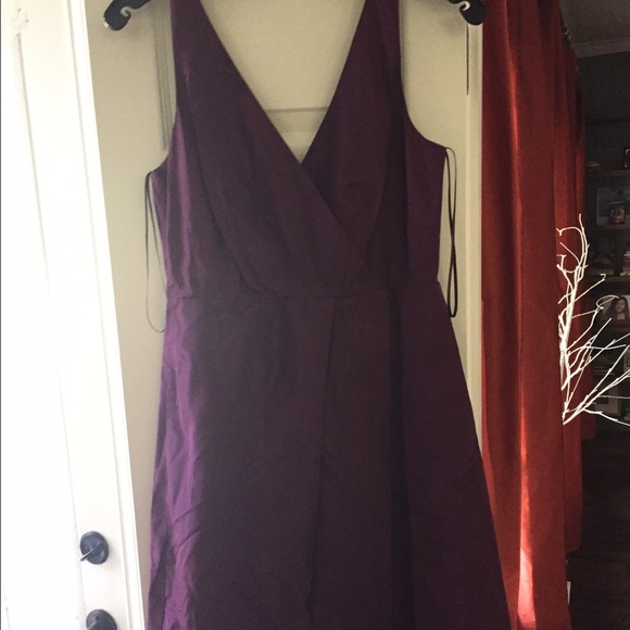 NWT J.Crew formal dress in Burgandy
