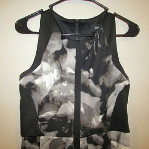 Black & White Floral Dress