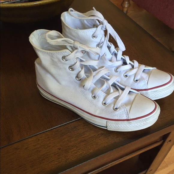 ✨White High Top Converse✨