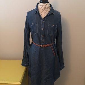 ❤💕LUCKY brand denim dress👠👢