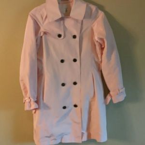 Kids pink trench coat