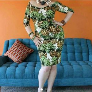 1x Pineapple dress