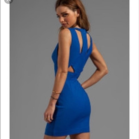 Black Halo Vera Cutout Mini Dress