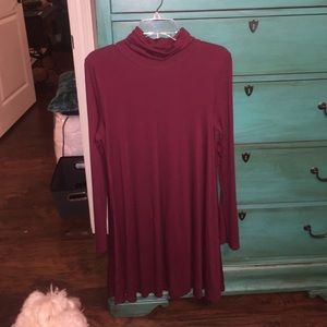 XL maroon dress