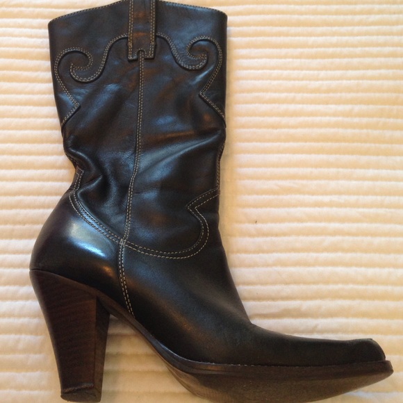 Steven by Steve Madden Silvrado heeled boot