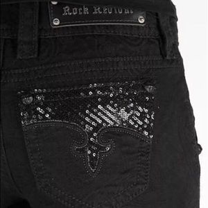 Rock Revival Black Skinnys