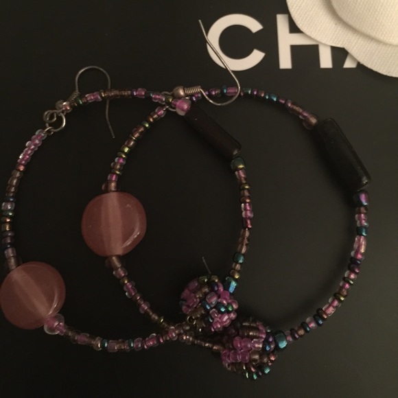 Seed bead statement jewelry